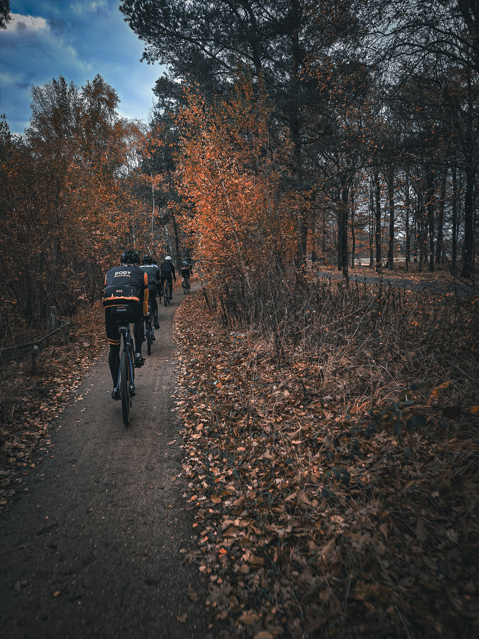 Fietsen door het landschap